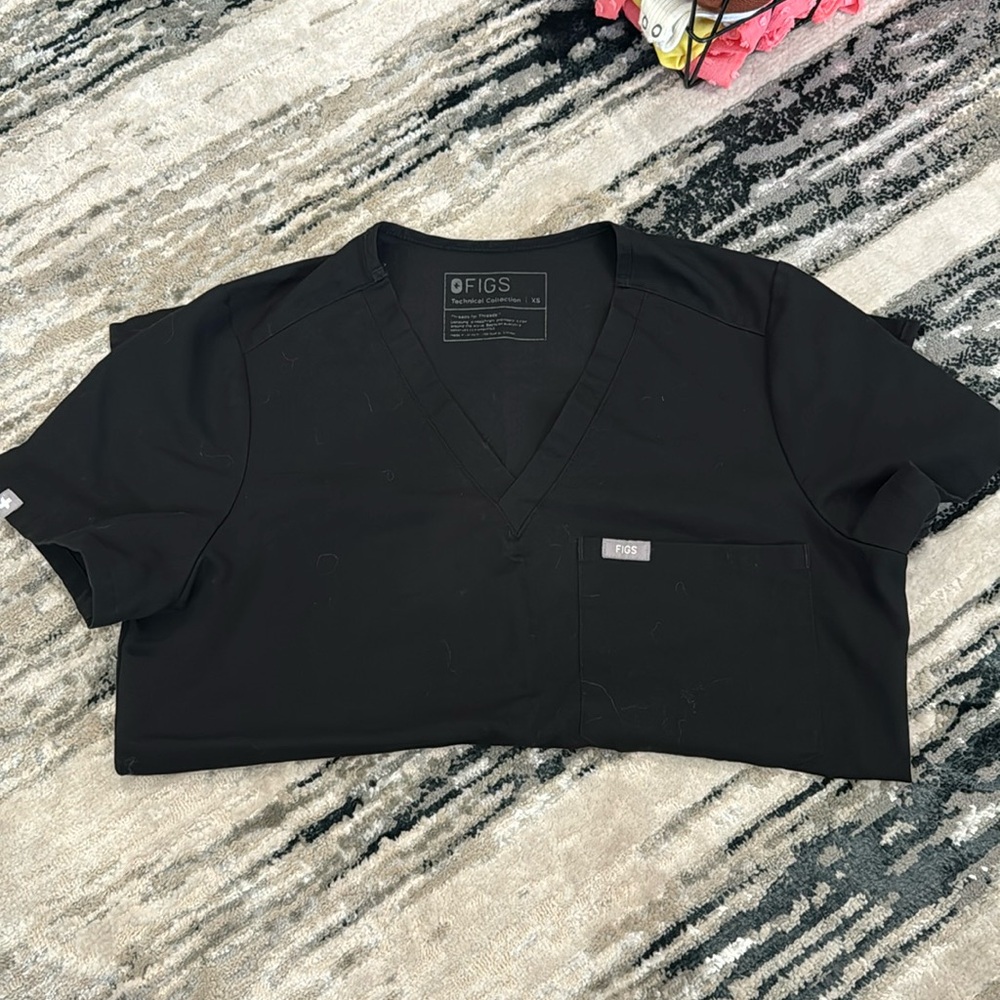 Figs Catarina XS Black Top